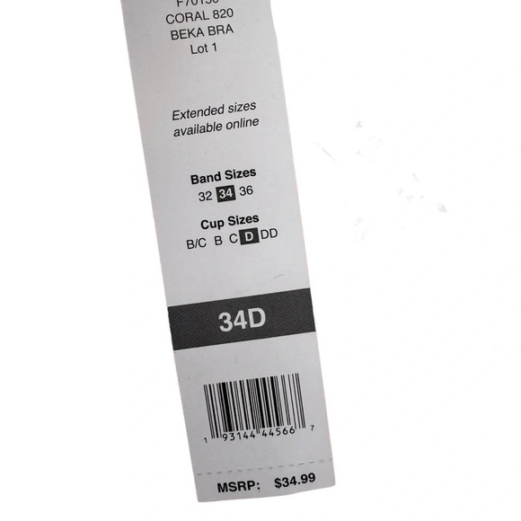 NWT Sundazed Beka Tie Dyed Underwire Bow Bikini Top D Cup Size 34D - Picture 7 of 10